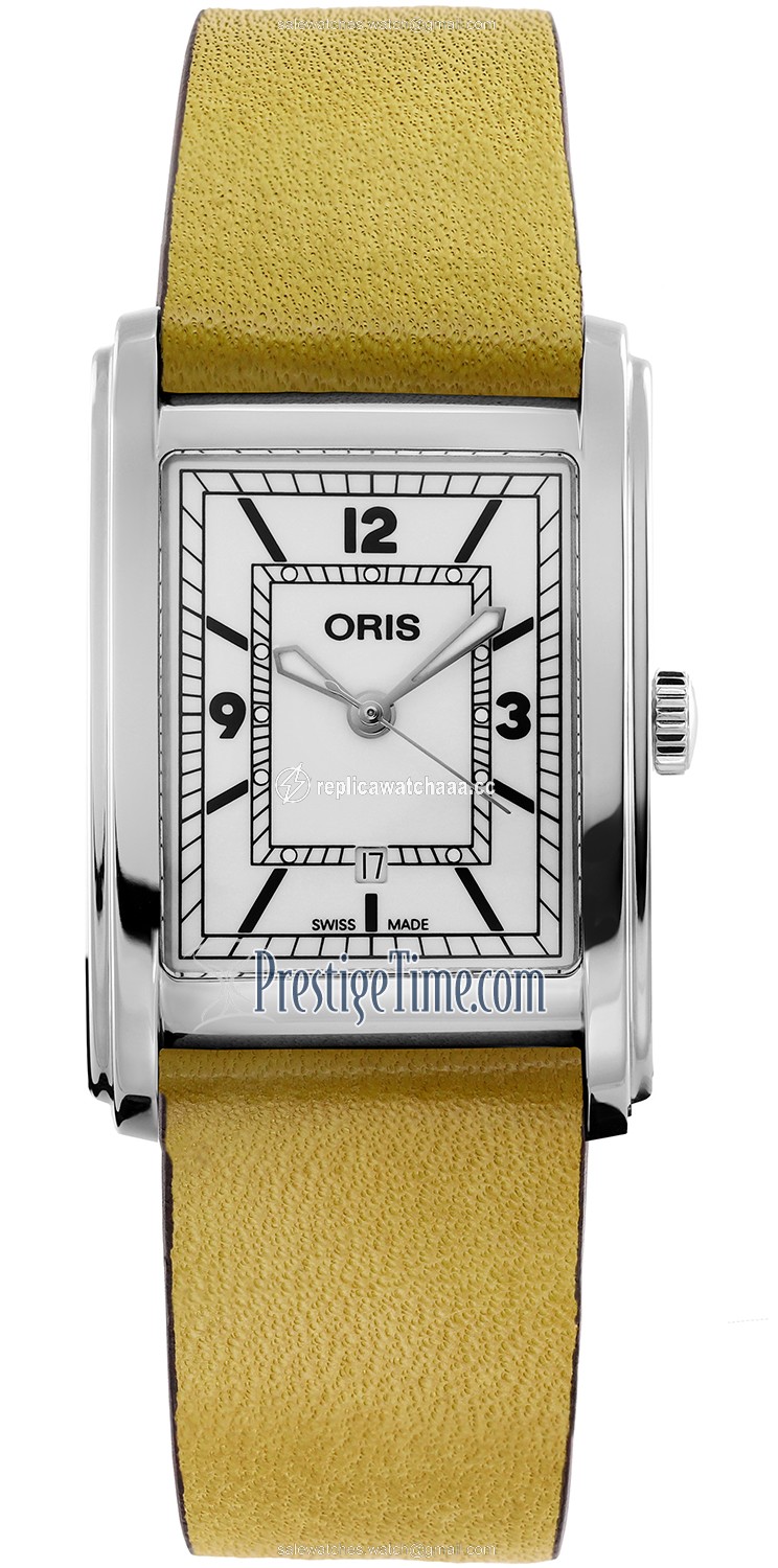 01 561 7783 4061-07 5 19 15 Oris Rectangular Automatic Midsize Watch 01 561 7783 4061-07 5 19 15 Oris Rectangular Automatic Midsize Watch